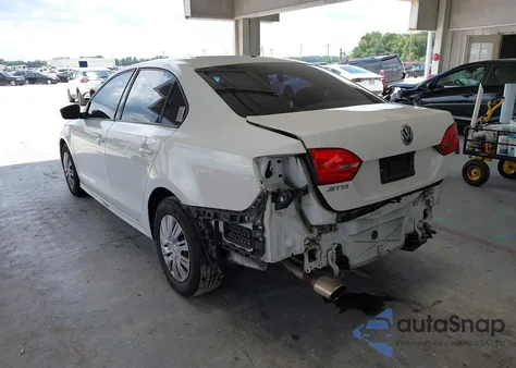 2013 Volkswagen Jetta 2.0L S from USA, damaged, VIN 3VW2K7AJ0DM240104